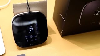 Ecobee3 smart thermostat handson [upl. by Haisej]