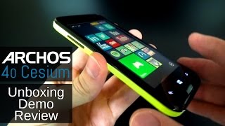 ARCHOS 40 Cesium  Unboxing Review and Demo [upl. by Enirahtak]