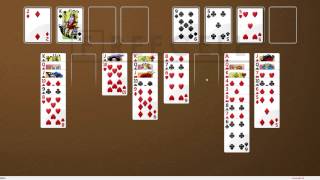 Solution to freecell game 6185 in HD [upl. by Attenohs895]