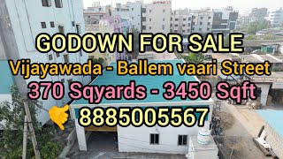 Vijayawada Godown for Sale370 Sqyards3450 SqftNear Ayush hospitalRate 250 Cr🤙 8885005567 [upl. by Aisiram]