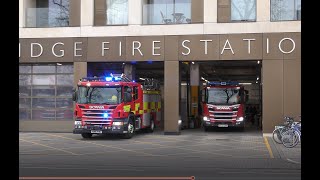 Cambridgeshire Fire amp Rescue Service Cambridge ERP x 2 Turnout March 2023 [upl. by Ayotl]