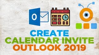 How to Create an Outlook 2019 Calendar Invite  How to Schedule a Meeting in Outlook 2019 [upl. by Gibby]