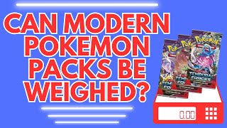 Does the WEIGHT impact the value of a modern Pokemon Card pack [upl. by Assiled]