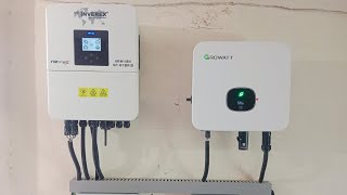 How to Install 6kw Hybird Inverex Nitrox 10KW Growatt Ongrid Solar inverter Lahore Pakistan [upl. by Zahara158]