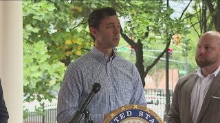 Ossoff announces act aimed at helping veterans [upl. by Eelarual179]