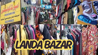 Shopping from landa bazar faisalabad  khanum vlogs [upl. by Cinom]