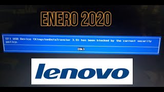 Desactivar el secure boot en un LENOVO [upl. by Pierpont479]