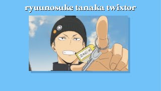 ryuunosuke tanaka twixtor  haikyuu [upl. by Bora227]