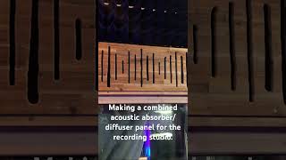 recordingstudio absorber diffusers diy diycrafts woodworking absorption construction [upl. by Eimaraj]