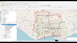 GeoMYTNMAC QGIS 11  Symbologie simple  Hiérarchisation du style des couches dans un projet QGIS [upl. by Kcirddahc]