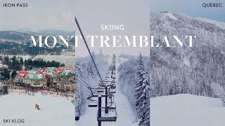 SKIING CANADA Mont Tremblant Resort Guide Lac Superieur  Montreal places to eat ski vlog [upl. by Sarette819]