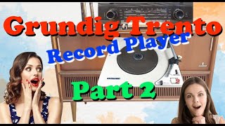 Grundig Trento aWE Radiogram Pt 2  The Record Player [upl. by Mode]