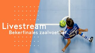 🏆  Livestream Bekerfinale zaalvoetbal  mannen amp vrouwen [upl. by Hamforrd]