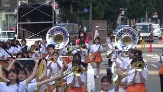 Kanazawa Yumekaido 2023  Parade  Kyoto Tachibana SHS Band [upl. by Arabelle]