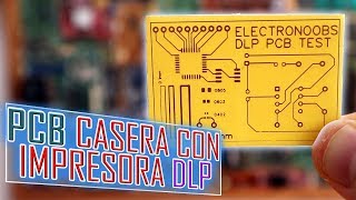 Pr40 PCB casera con impresora DLP  mejor resolución [upl. by Recor]