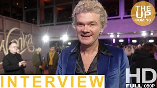 Simon Farnaby interview on Wonka at London premiere [upl. by Muslim]