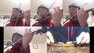 Yuko Ando  Shock Attack on Titan Season 4 Ending Violin Cover [upl. by Aniloj145]