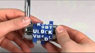 How to decode a Master 1590D combination padlock [upl. by Myk]