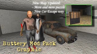 Granny Recaptured New Map Update  Even More Puzzle And Place To Explore On Buttery Mod Pack Graphic [upl. by Schwinn709]