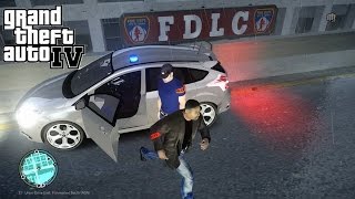 GTA 4 LCPDFR  POLICE NATIONALE  LA BAC  HOMMES DANGEREUX  INTERVENTION Police Francaise 2 [upl. by Assirroc]