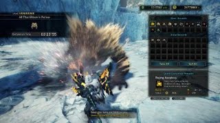 Monster Hunter World Iceborne Furious Rajang Solo Gunlance 0323quot [upl. by Inva]