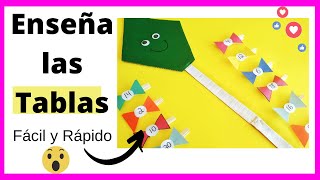 🤓🔢 Juego para Enseñar las Tablas de Multiplicar 💕 Manualidades para Aprender a Multiplicar [upl. by Malissia]