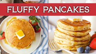 3 SECRETS for the FLUFFIEST Pancakes 🥞🙌🏻🤩 [upl. by Eileen]