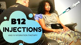 DO B12 INJECTIONS HELP WITH WEIGHT LOSS  FIRST B12 SHOT EXPERIENCE  B12 BENEFITS  THE YUSUFS [upl. by Annol]