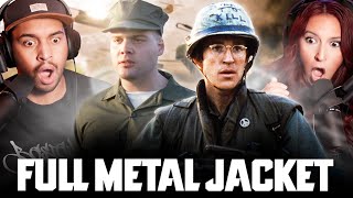 FULL METAL JACKET 1987 MOVIE REACTION  KUBRICK DID IT AGAIN  First Time Watching  Review [upl. by Gareri]