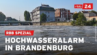 Brandenburg erwartet Hochwasser und steigende Pegel  rbb24 Spezial [upl. by Yrrac]