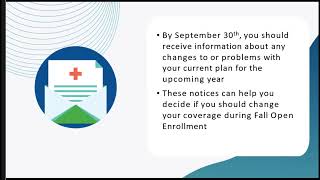 September Medicare Monday  Open Enrollment Notices [upl. by Accber471]