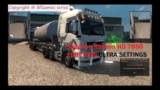 Euro Truck Simulator 2 Sapphire Radeon HD 7850 1GB DDR5 [upl. by Rasia]