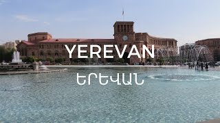 YEREVAN Armenia Top sights and attractions of the quotPink Cityquot 2016 [upl. by Airres]