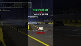 1700HP R34 GTR VS 1700HP R32 GTR jdm rollracing r32 r34 gtr skyline [upl. by Lebasiairam]