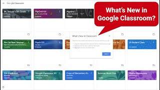 Whats New in Google Classroom  Jan 2019 [upl. by Sharline]