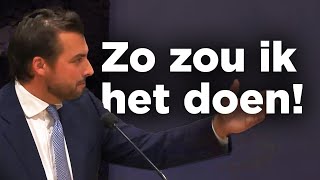 Baudet doet handreiking aan premier quotZó maak je Nederland beterquot FVD [upl. by Shani]