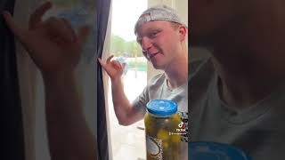 SUPER GLUED PICKLE JAR PRANK [upl. by Copland]