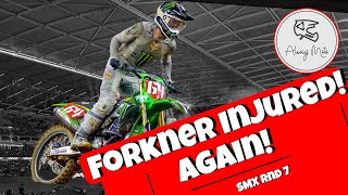 Down and Out Again  Austin Forkner Injured in Texas [upl. by Lenssen]