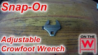 SnapOn Adjustable Crowfoot Wrench [upl. by Ryter]