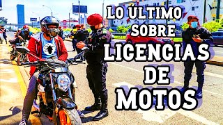 ULTIMA HORA Esto dijo el MTC sobre las Licencias de Motos Perú [upl. by Ynogoham]