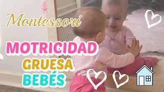 MONTESSORI EN CASA🏠I Actividades de MOTRICIDAD GRUESA para bebes de 9 a 12 meses [upl. by Leunas]