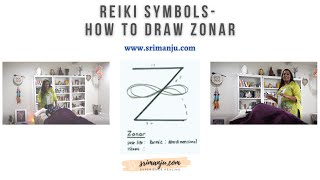 How to Draw Reiki Symbols Zonar  Practitioner level Certification [upl. by Aroc]