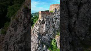 📍BRATISLAVA📍bratislava slovakia hrad hraddevin castle drone travel shorts droneseyeworld [upl. by Kcor]