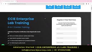 2 CCIE Enterprise v11 Training  Encor  Enarsi  SDwan  SDaccess  Auto  27Jan2024 7PM India [upl. by Novej]