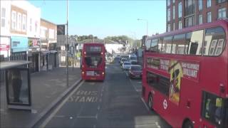 London Buses route 5 Canning Town Station  Romford Market [upl. by Iznik]