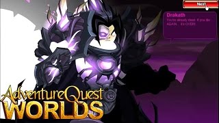 AdventureQuest Worlds  The Final Battle My Destiny Ending [upl. by Araeit641]