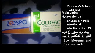 Zeespa vs Colofac 135 MG Mebeverine Hydrochloride comparison uses dosage deceases in use [upl. by Towers]