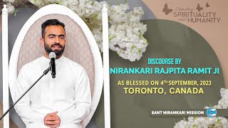 Nirankari Rajpita Ramit Ji  Discourse  September 04 2023  Toronto Canada  Universal Brotherhood [upl. by Geibel327]