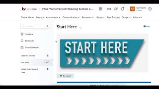 MATH 1101 Intro to Math Modeling Welcome Video [upl. by Tamara489]