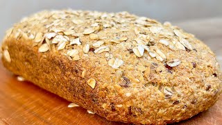 Haferflocken Proteinbrot Schnell abnehmen mit knusprigem und leckerem Brot [upl. by Supen672]